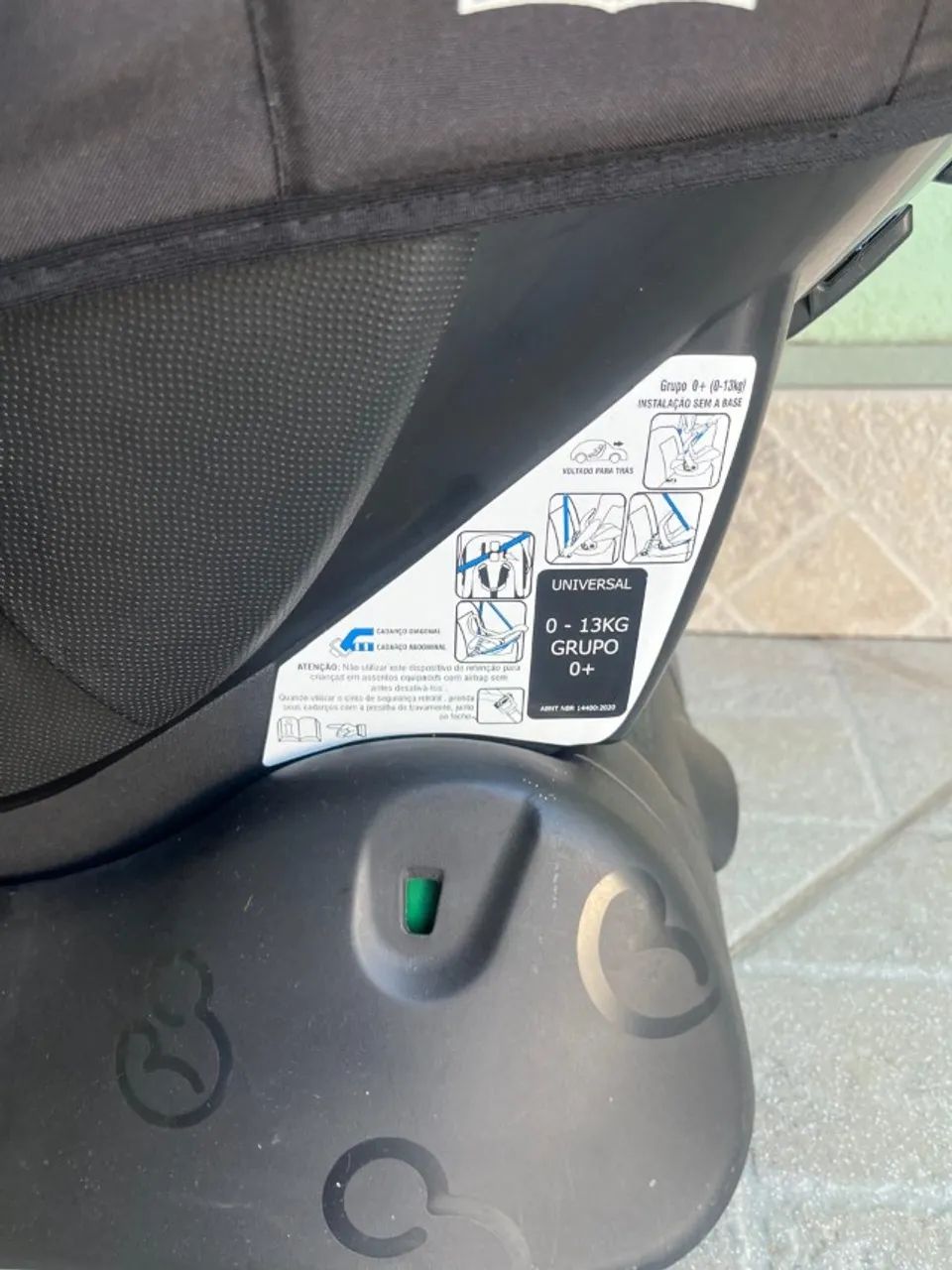 Bebê conforto Galzerano com base para carro e capa.  - Foto 4