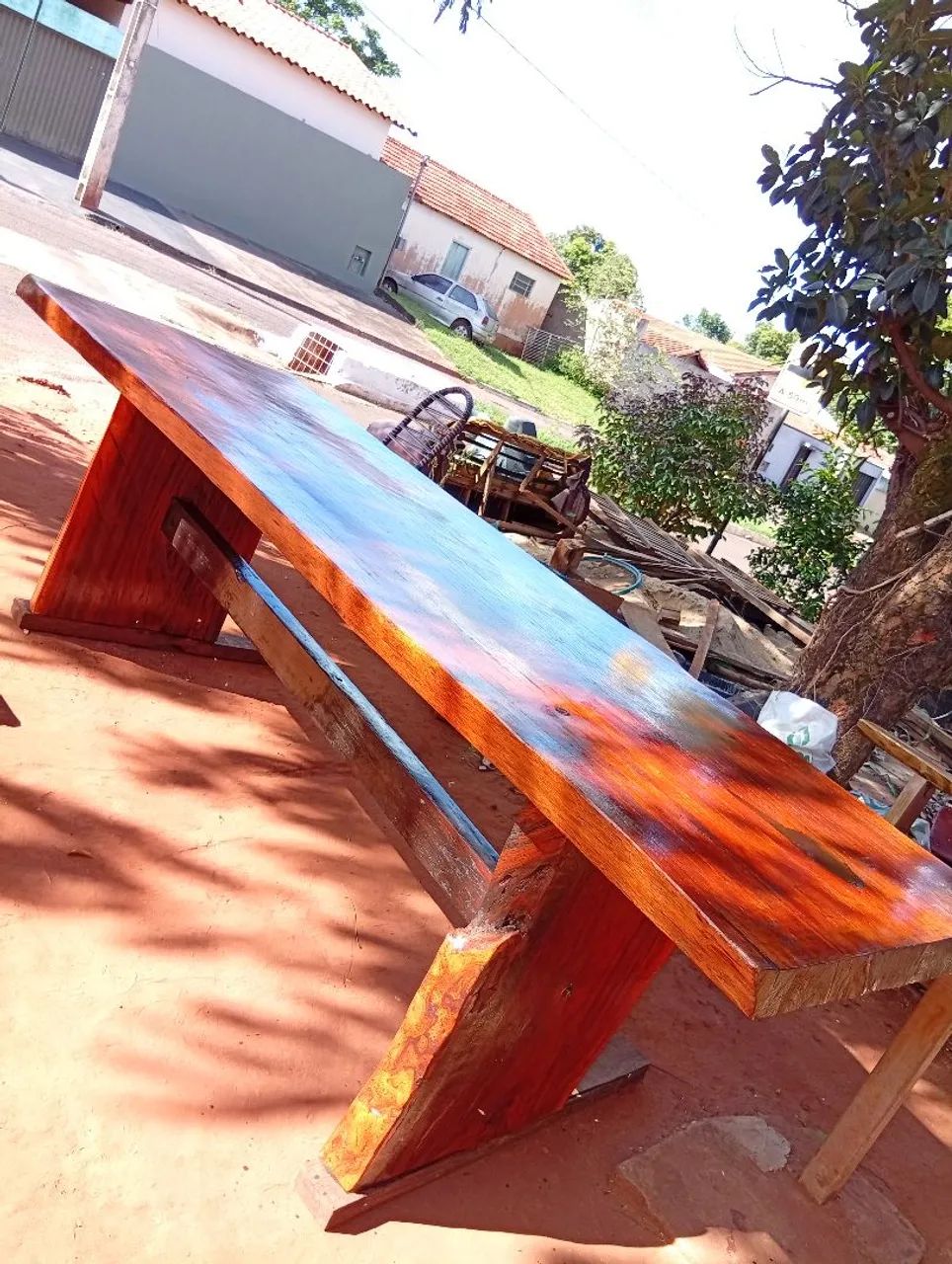 Mesa de jequitibá Rosa  - Foto 4