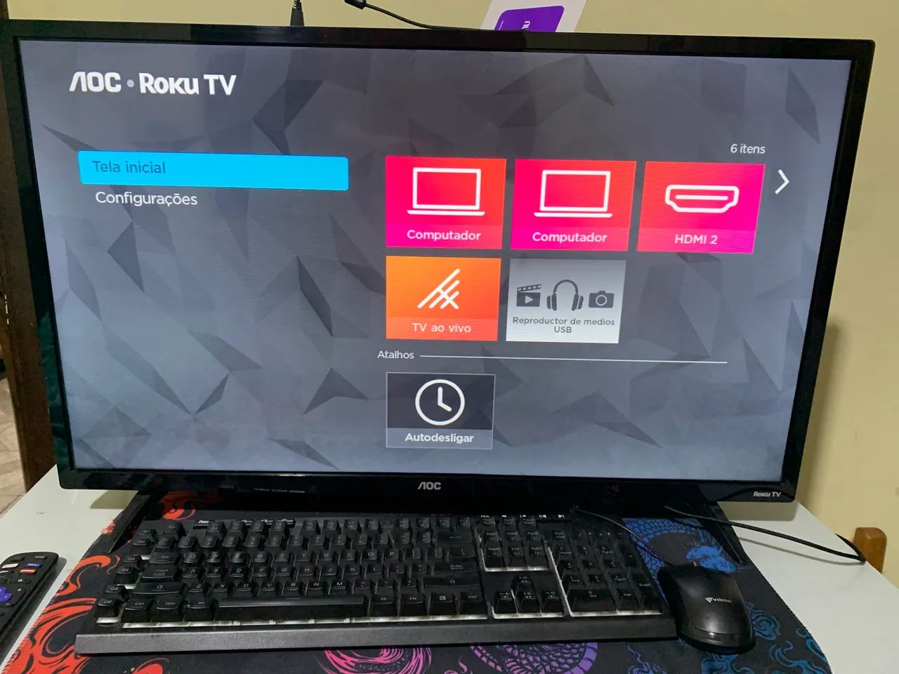 TV AOC LED 32 A VENDA  - Foto 2
