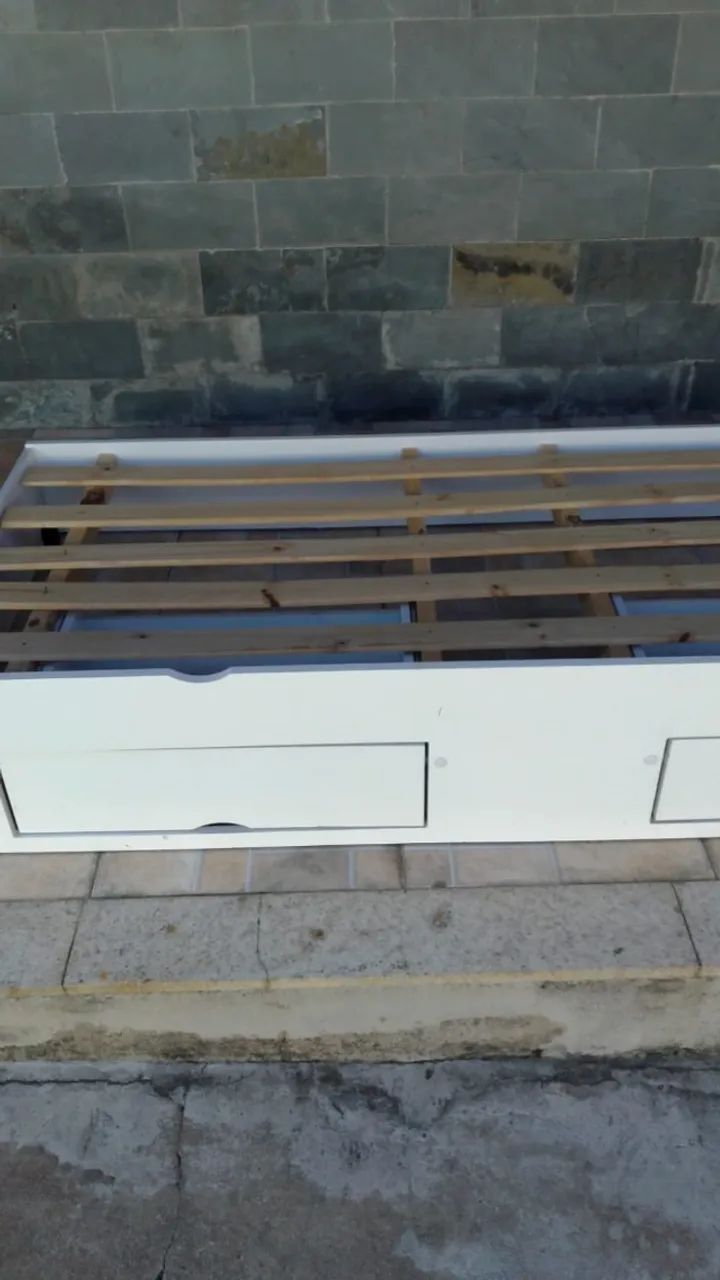 Cama box solteiro com gavetas  - Foto 5