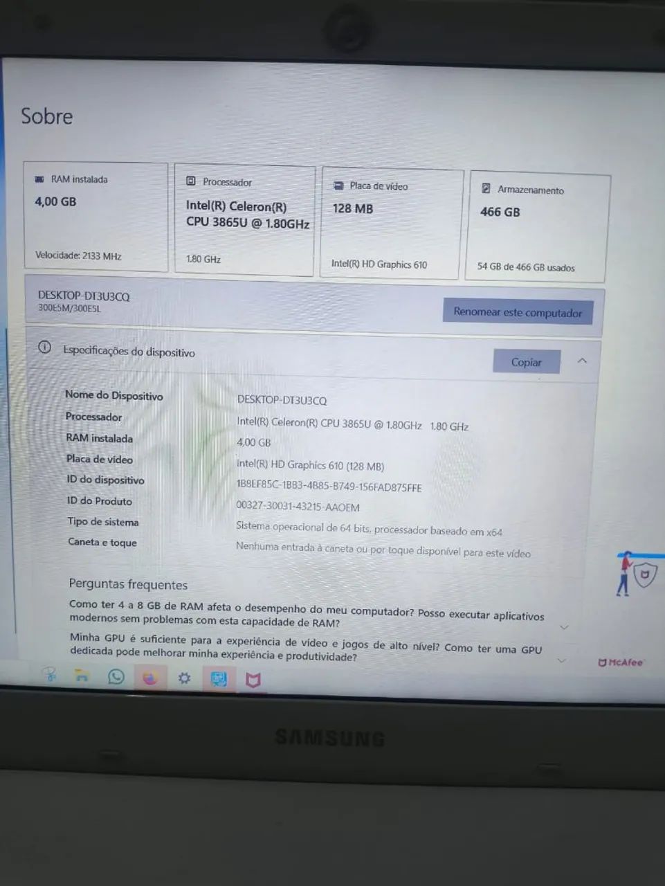 Notebook Samsung  - Foto 5