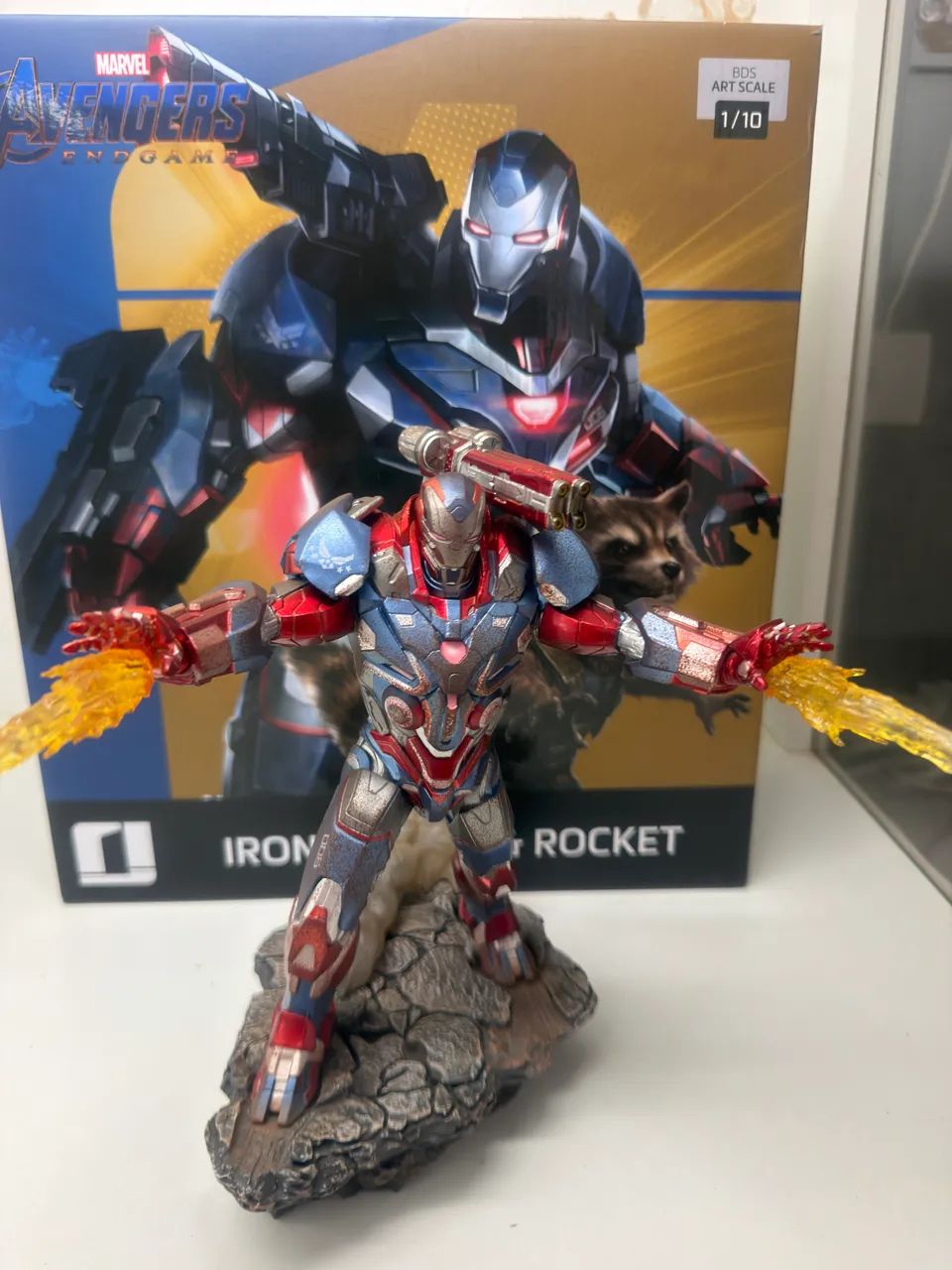 Patriota - Iron Studios - BDS Art Scale 1/10 - Sem o Rocket - Foto 2