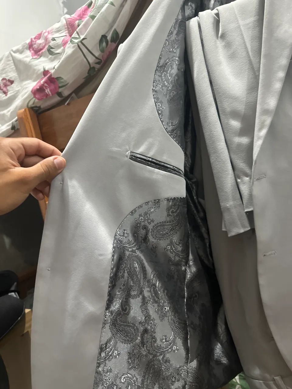 Blazer cinza claro  - Foto 2