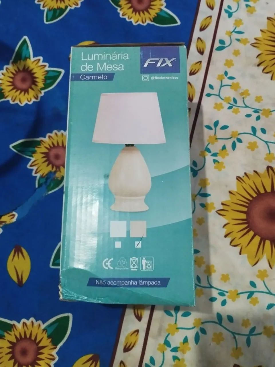Luminária de Mesa Rosa Fix  - Foto 3