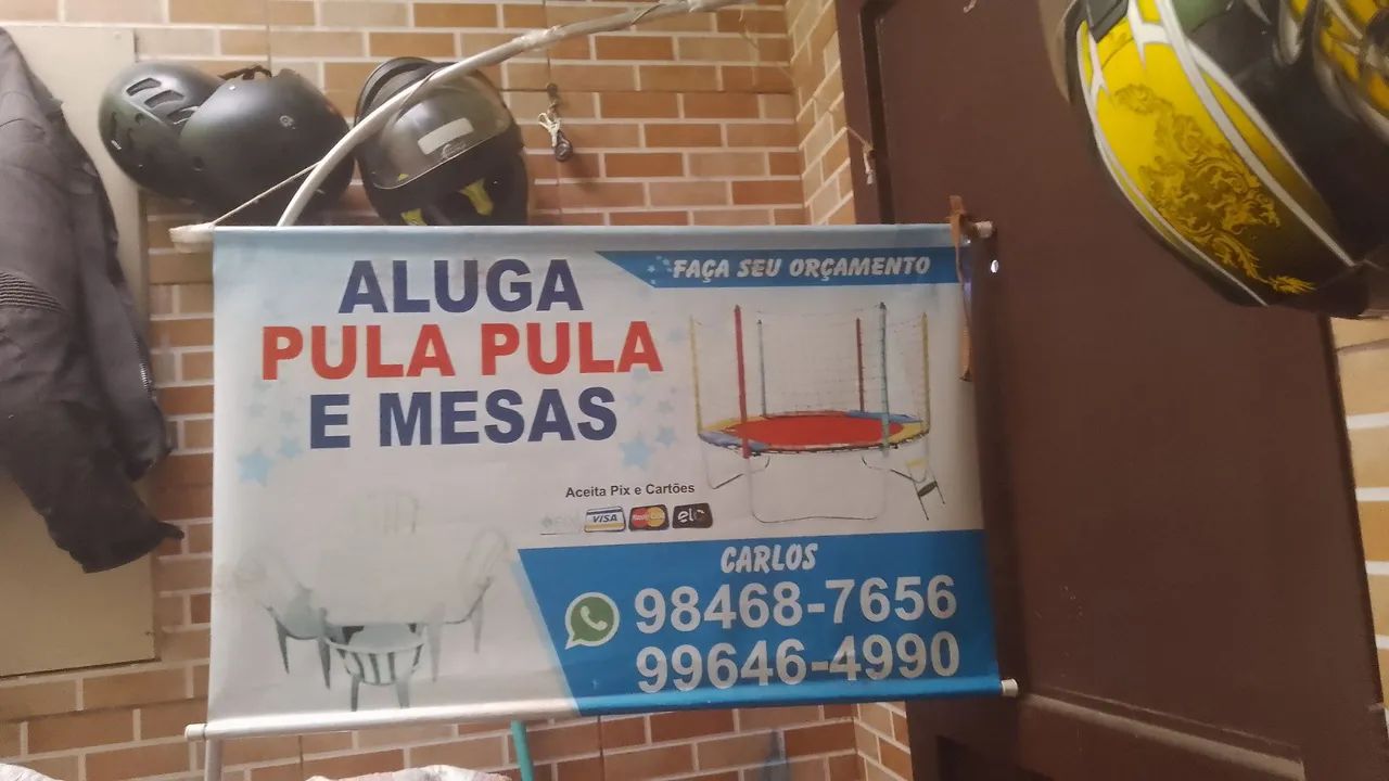 ALUGUEL DE MESAS E PULA PULA