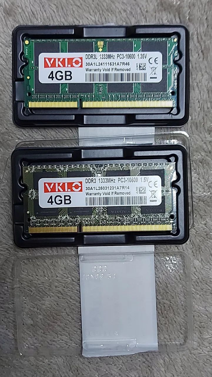 Memória Ram DDR3 e DDR3L 4 e 8 GB Notebook - Foto 2