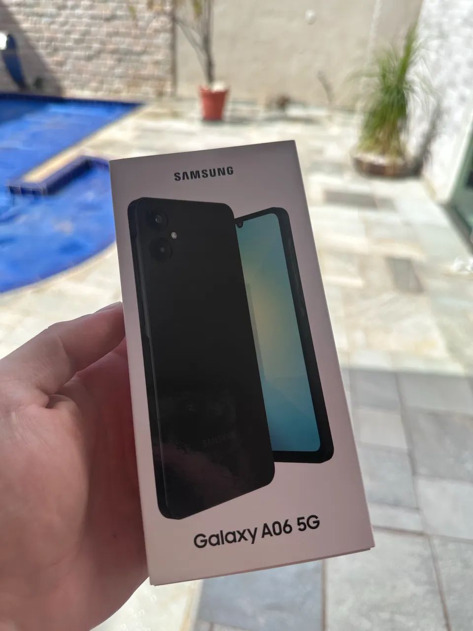 Samsung Galaxy A06 5G 128Gb Preto, capinha brinde Qvibe