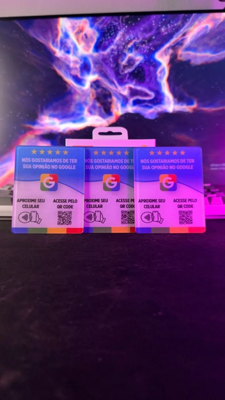     Placa Google Avaliações NFC - Aproxime o Celular e Avalie - Foto 3