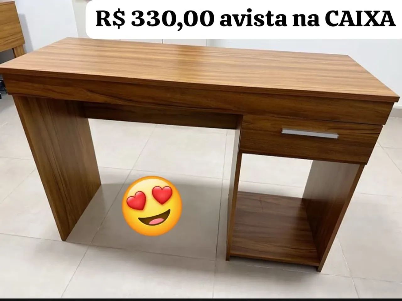 Escrivaninha NT 2070 1 gaveta Novo na CAIXA 
