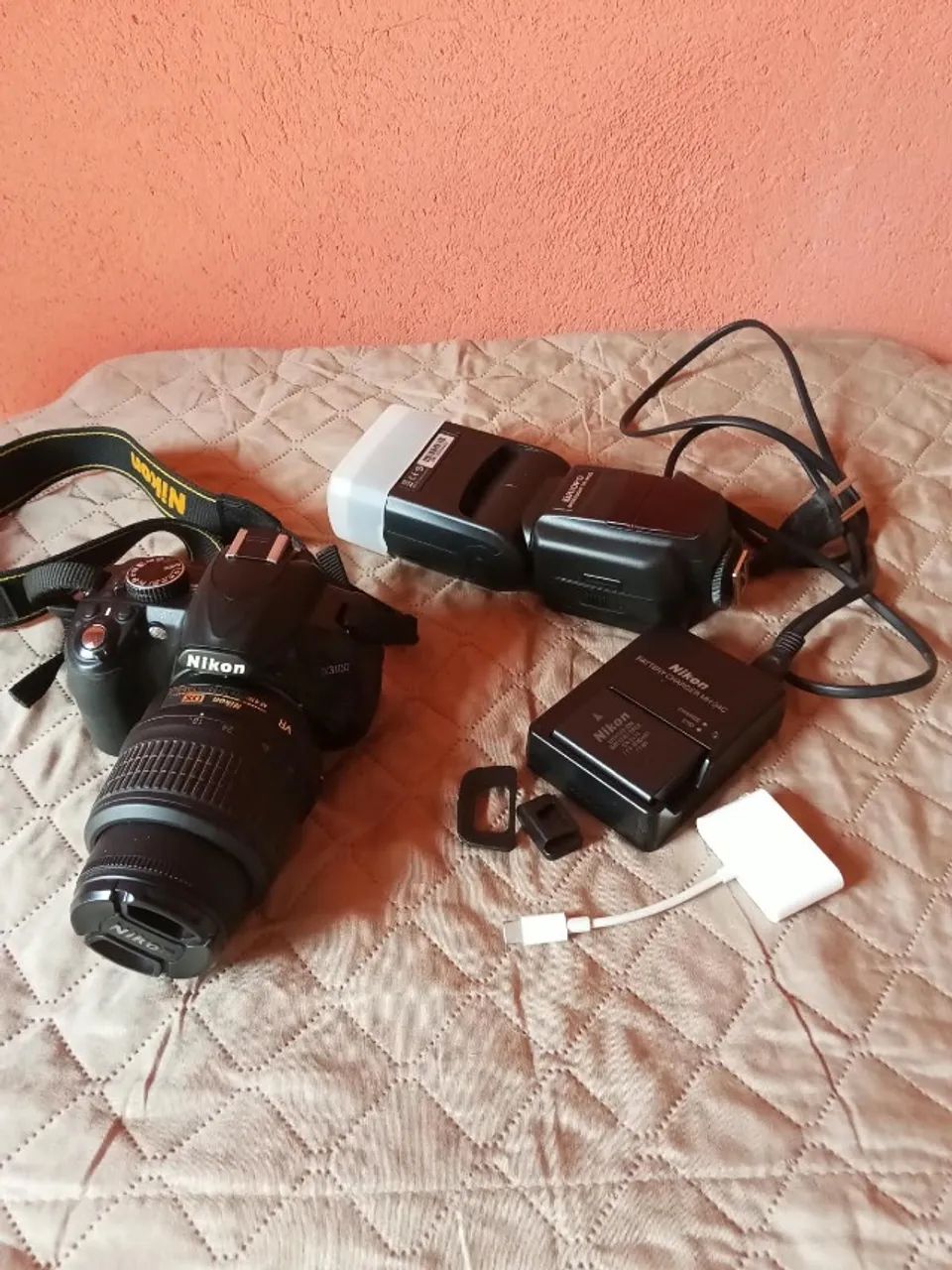 Câmera Nikon D3100 ótimo estado. - Foto 4