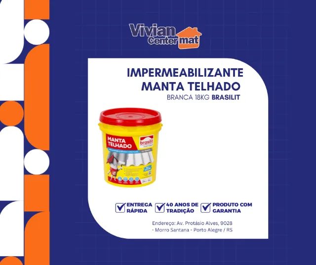 Impermeabilizante Manta Telhado 18kg Brasilit