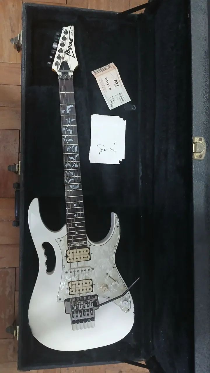 Ibanez jem 555 White com case original  - Foto 2