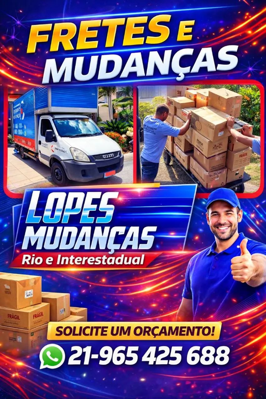 Fretes mudança Entre em contato agora