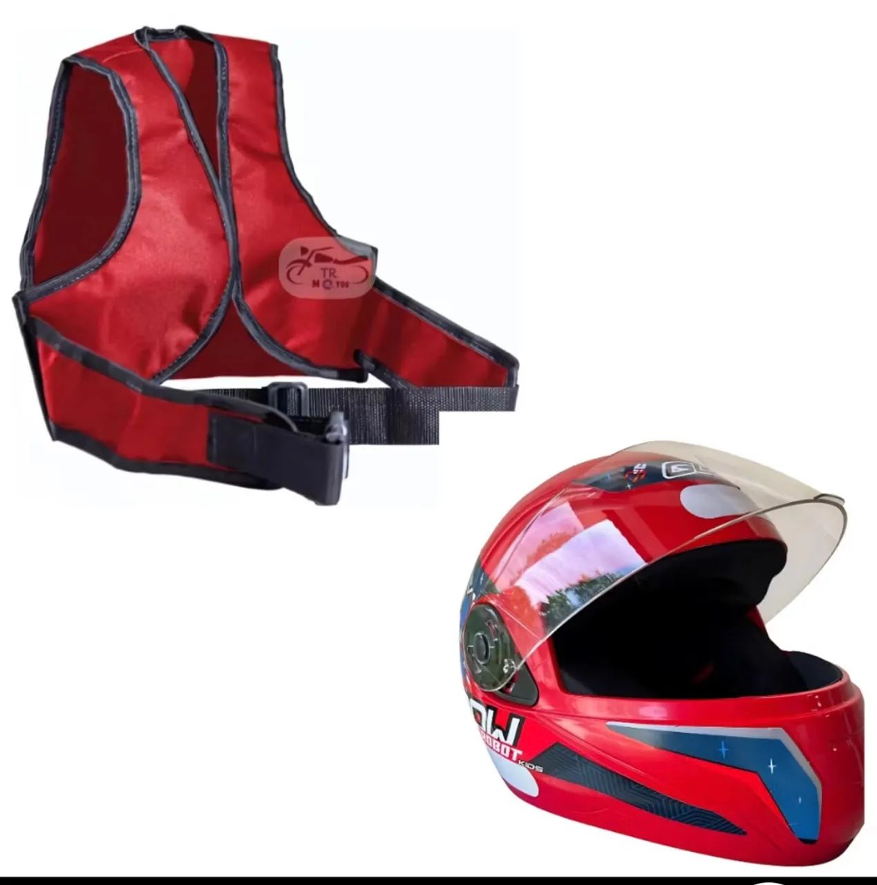 Capacete Infantil + cinto de segurança  - Foto 3
