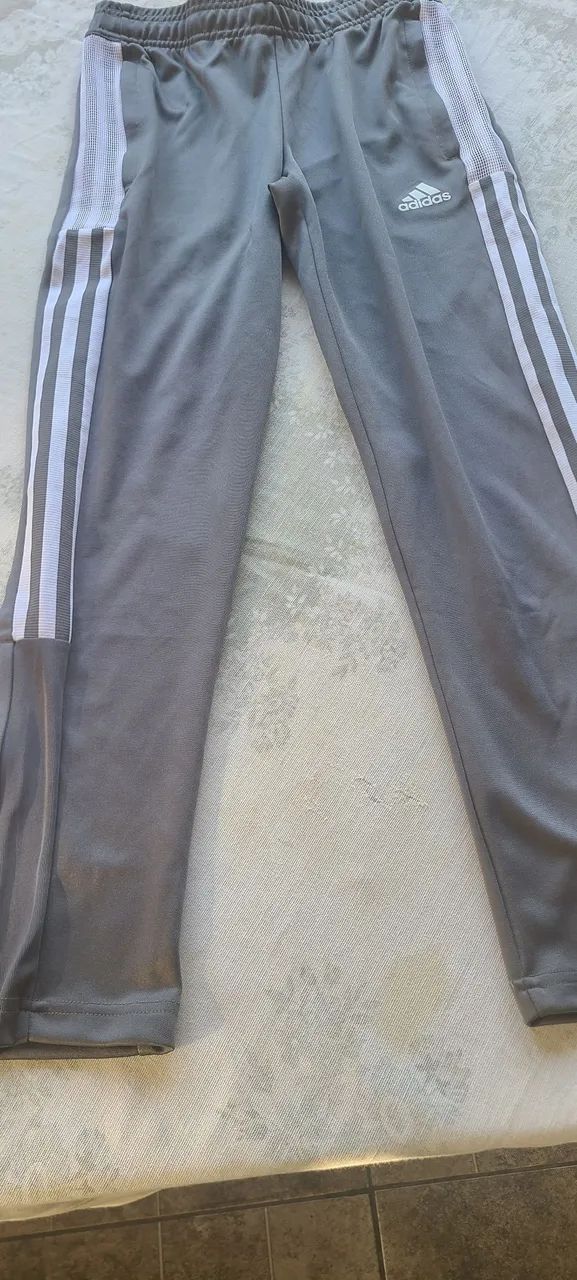 CALÇA ADIDAS CINZA INFANTIL 