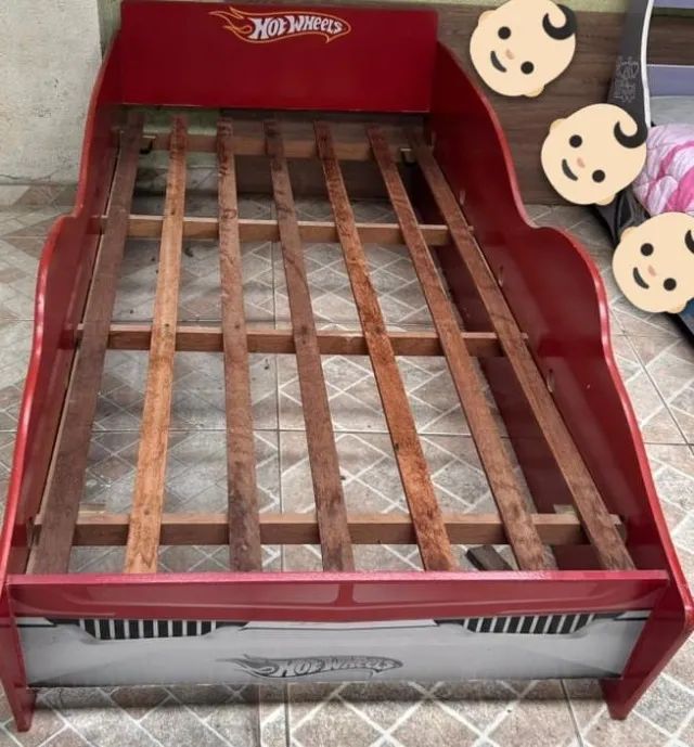 Cama Tam Solteiro Hotweus + Colchão usados otimo estado - Foto 3