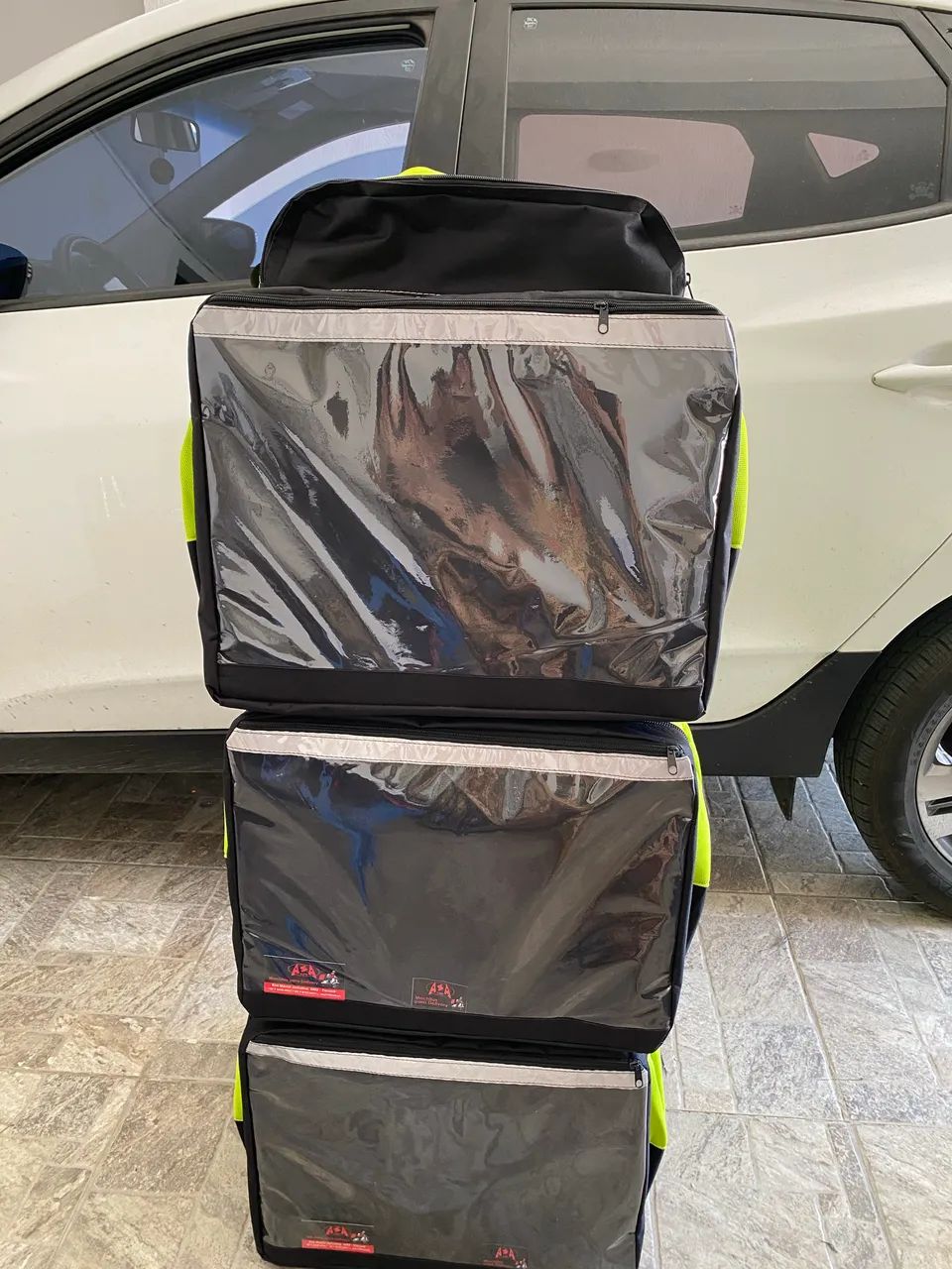 Bags delivery motoqueiro térmica pizza - Foto 3