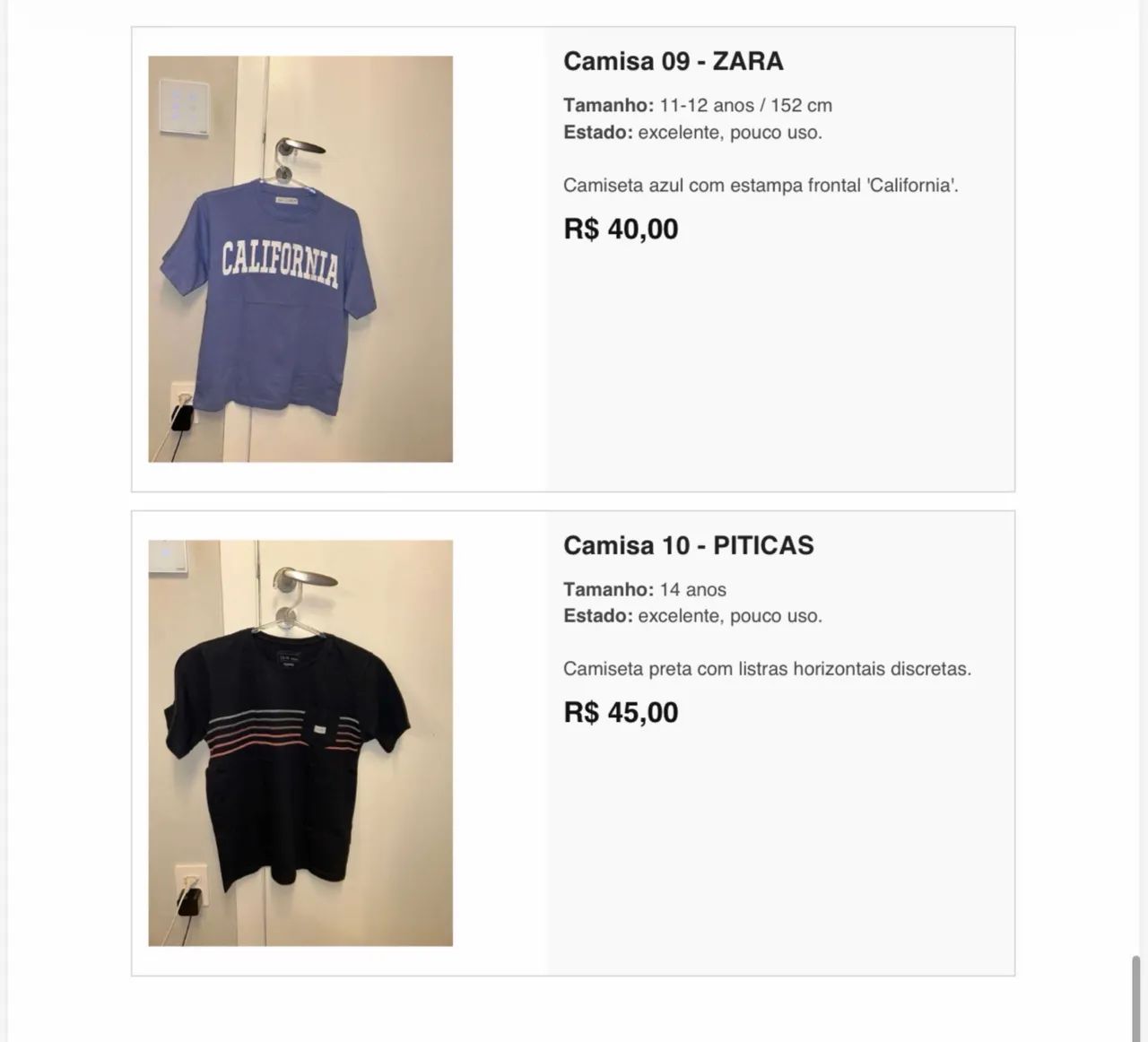 Camisas originais infantis  - Foto 5