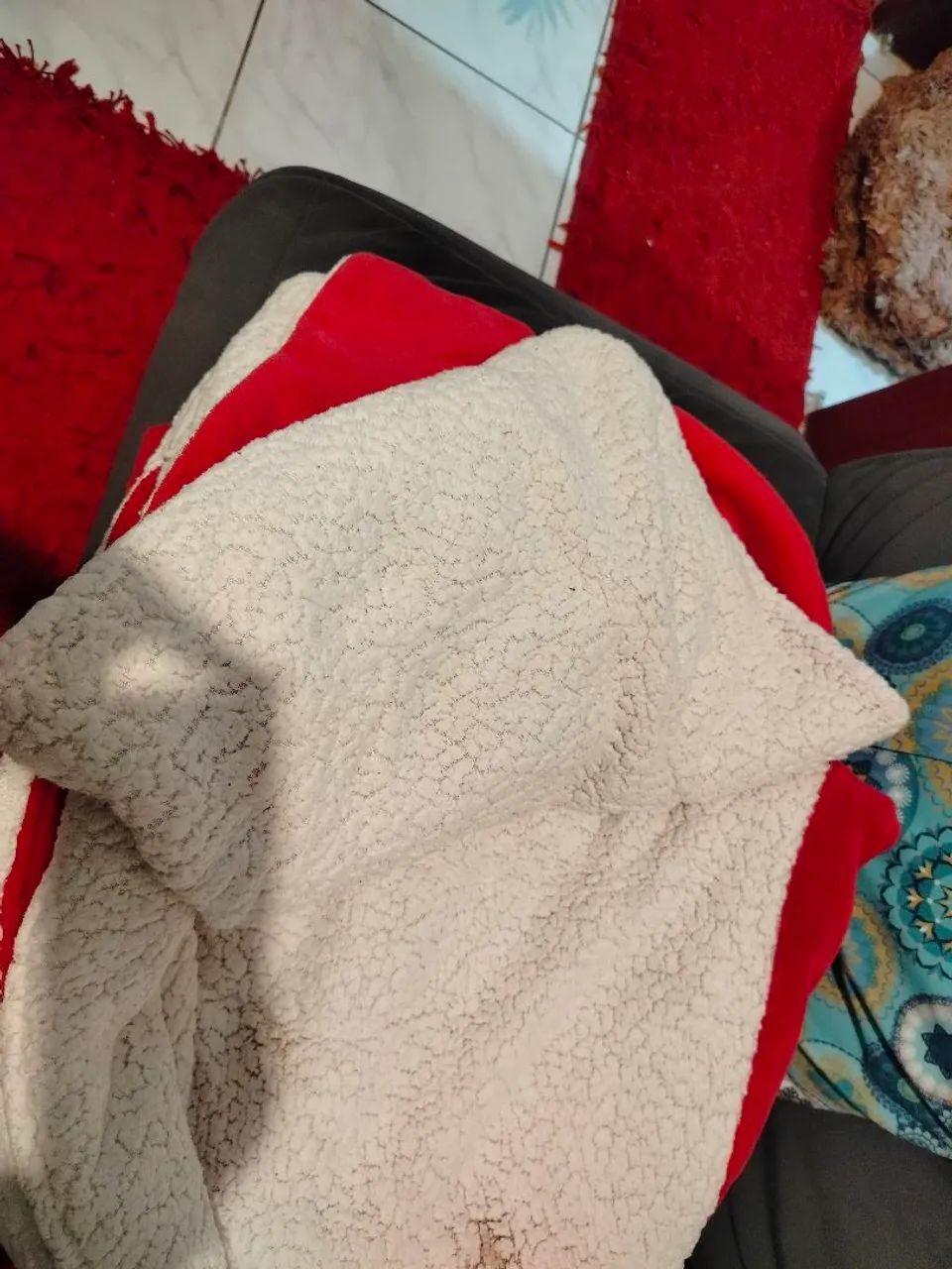 Vendo cobertor e duas almofadas  - Foto 2