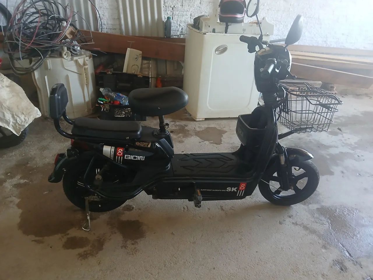 Bicicleta elétrica gicin 8sk aro14 