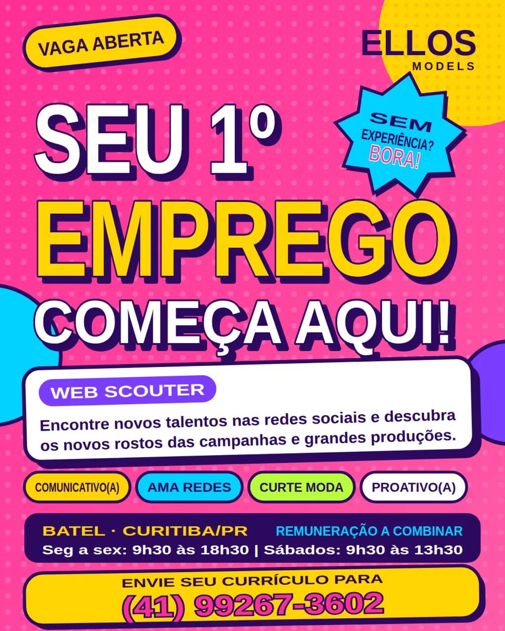 Seu primeiro emprego 