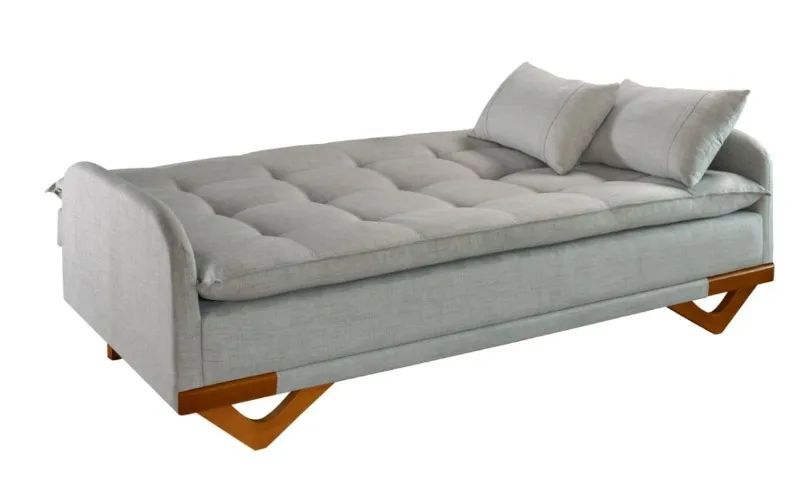 Sofá Cama Cannes 2,02m Linho  - LUXURY  - Foto 3