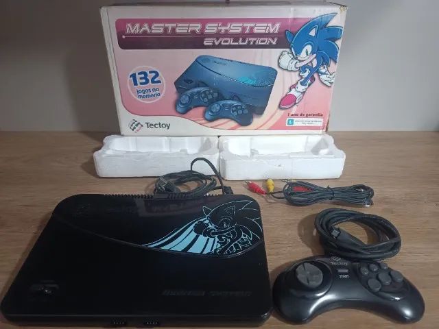 Master System 3 Evolution na caixa
