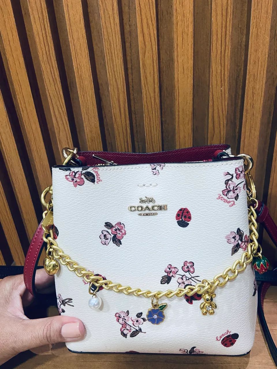 Charm bag corrente coach - Foto 2