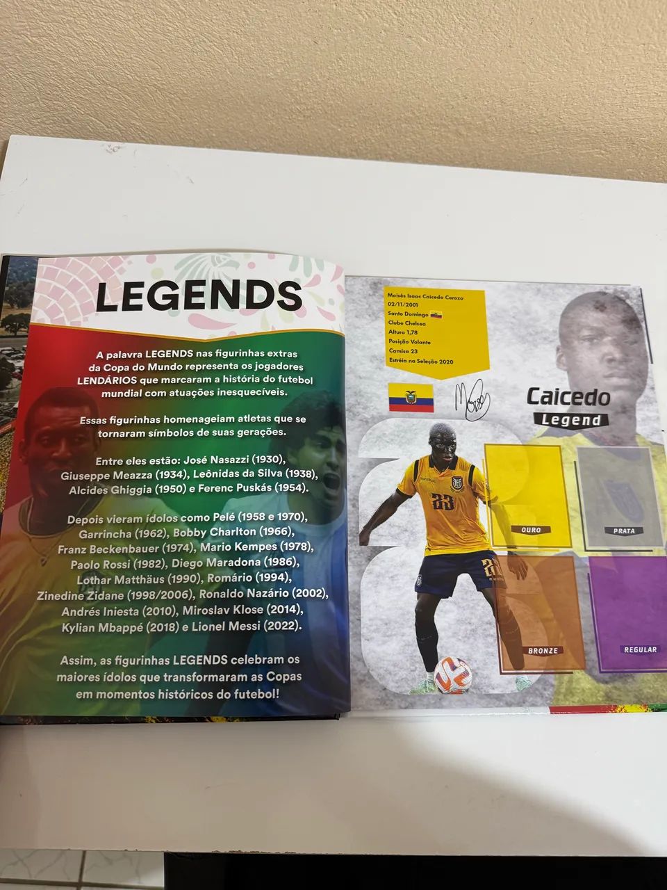 Álbum figurinhas legends extras 2026 - Foto 4