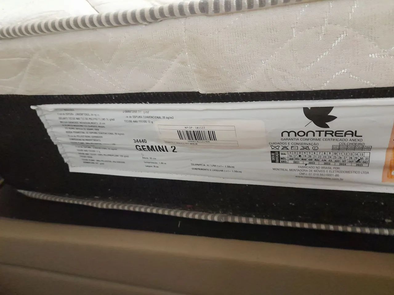Cama box baú espaçoso + colchão molas ensacadas - Foto 4