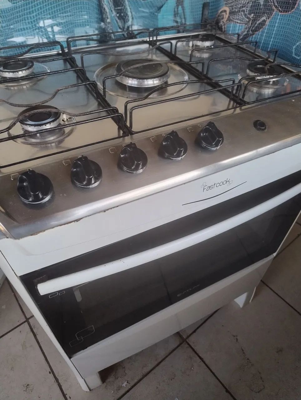 Fogão 5 bocas elétrico 