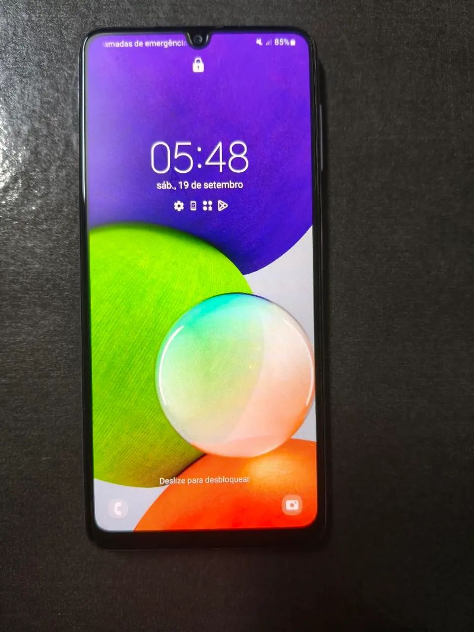 Vendo celular a22. 4 de ram e 128 Gb. Vai com carregador e a caixa dele. - Foto 3