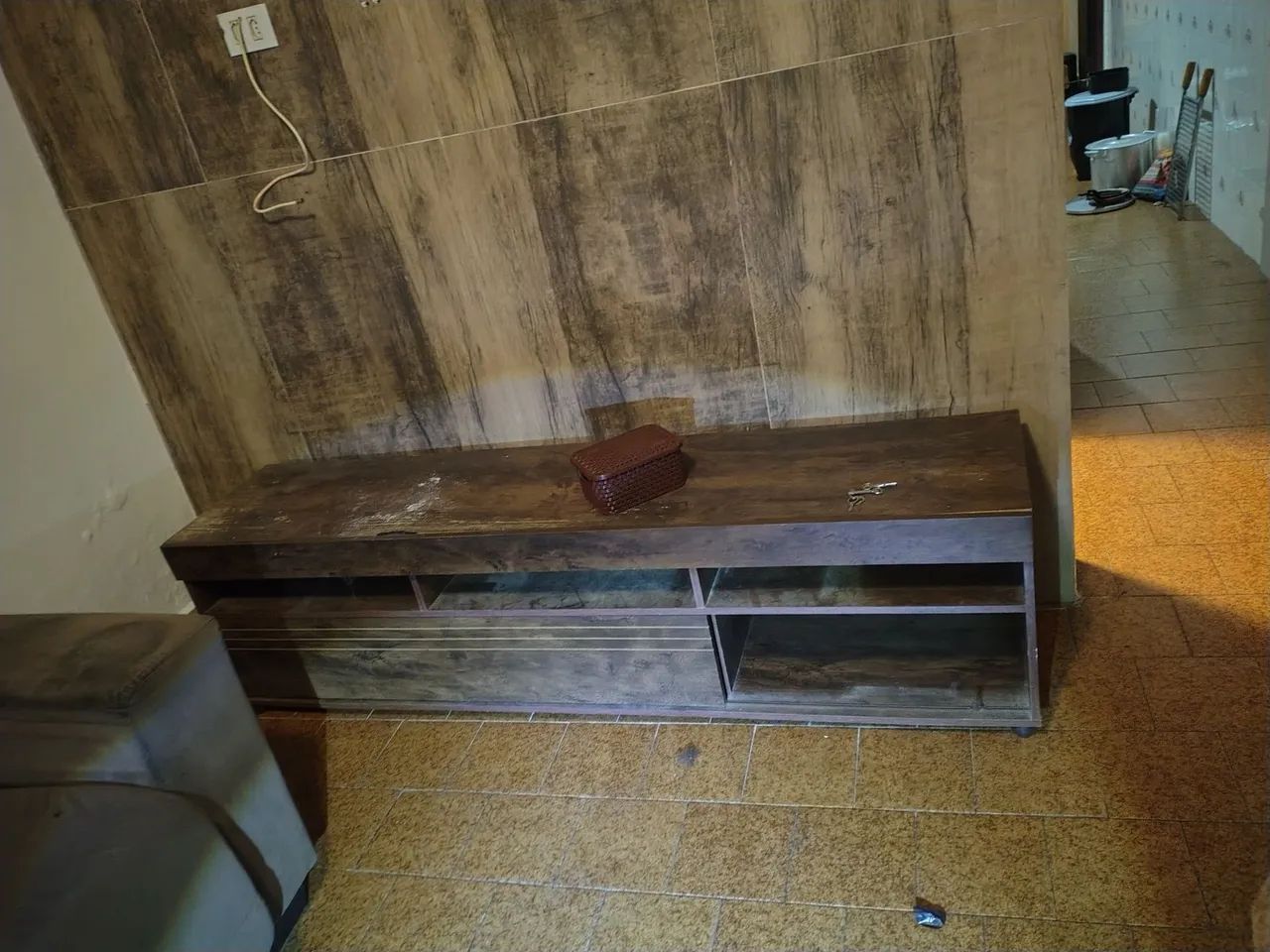 Sofá + Rack e Painel (retirar no local) - Foto 2