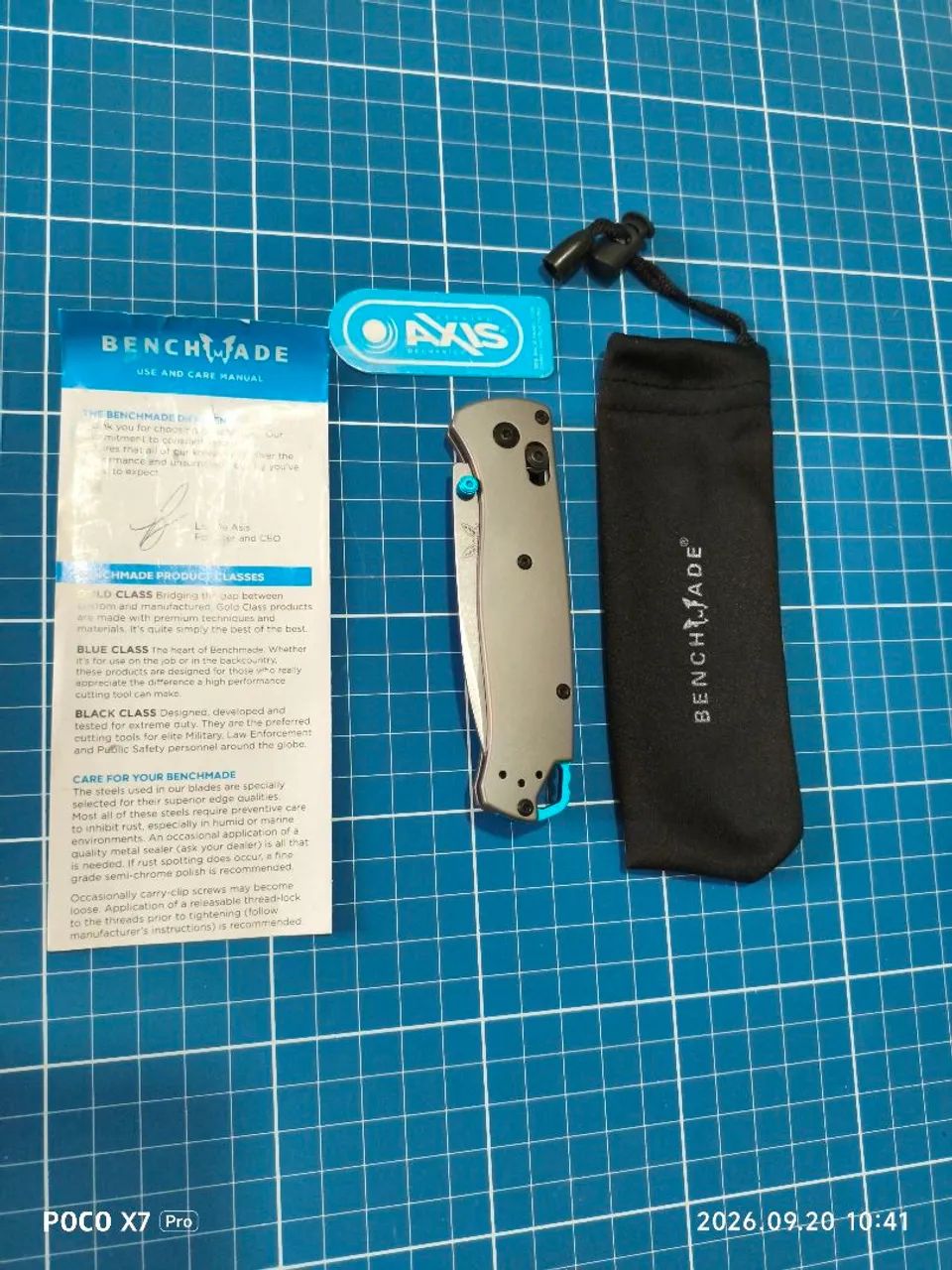 CANIVETE Benchmade Titânio - Foto 2