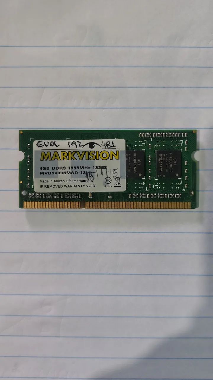 MEMÓRIAS RAM DDR3 NOTEBOOK  - Foto 3