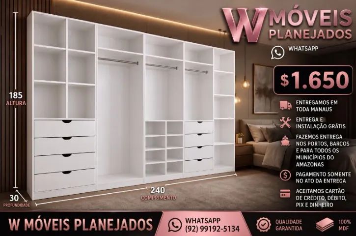 CLOSET EM MDF - Foto 2