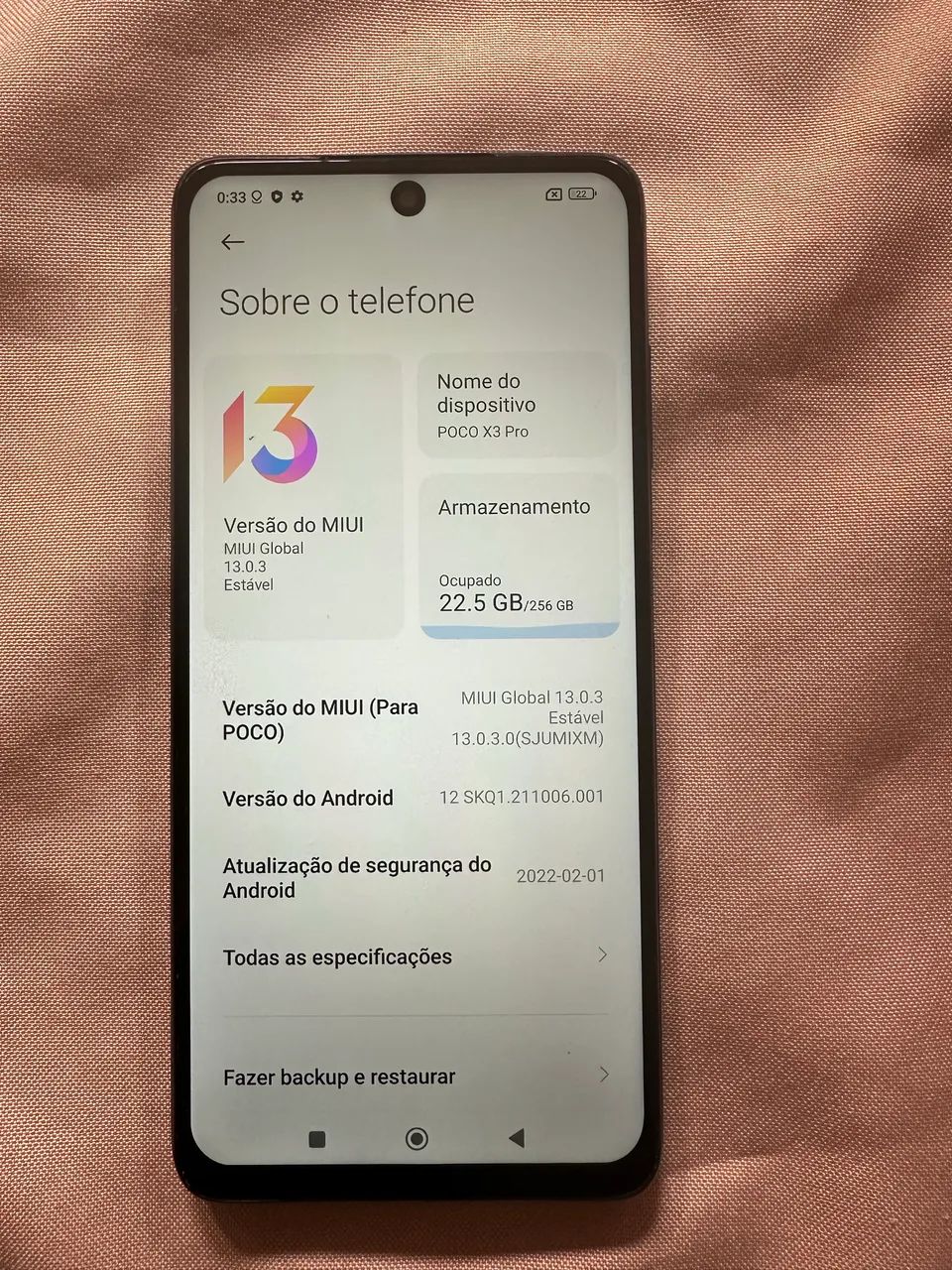 Celular POCO X3 Pro 