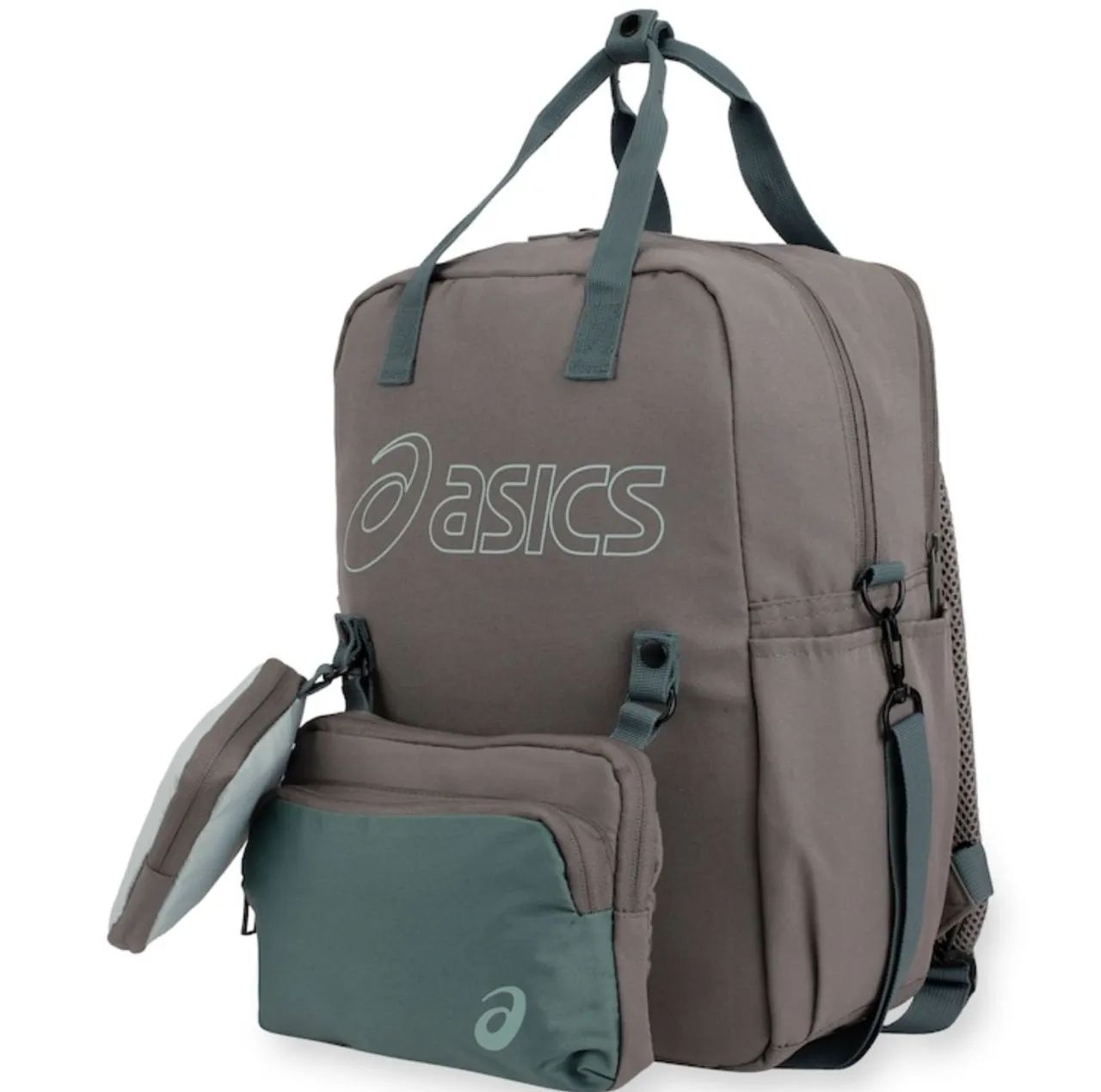 Mochila Asics - várias formas de uso