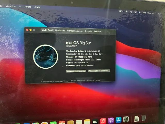MacBook Pro Retina 13 Late 2013 i7 2.8GHz 8GB SSD 500GB c