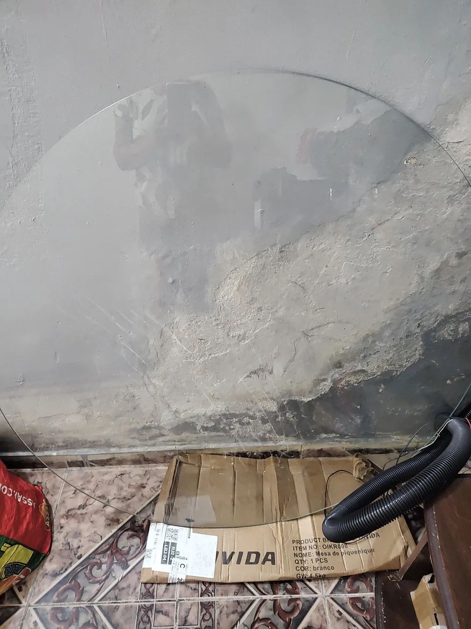 Vendo mesa de vidro 