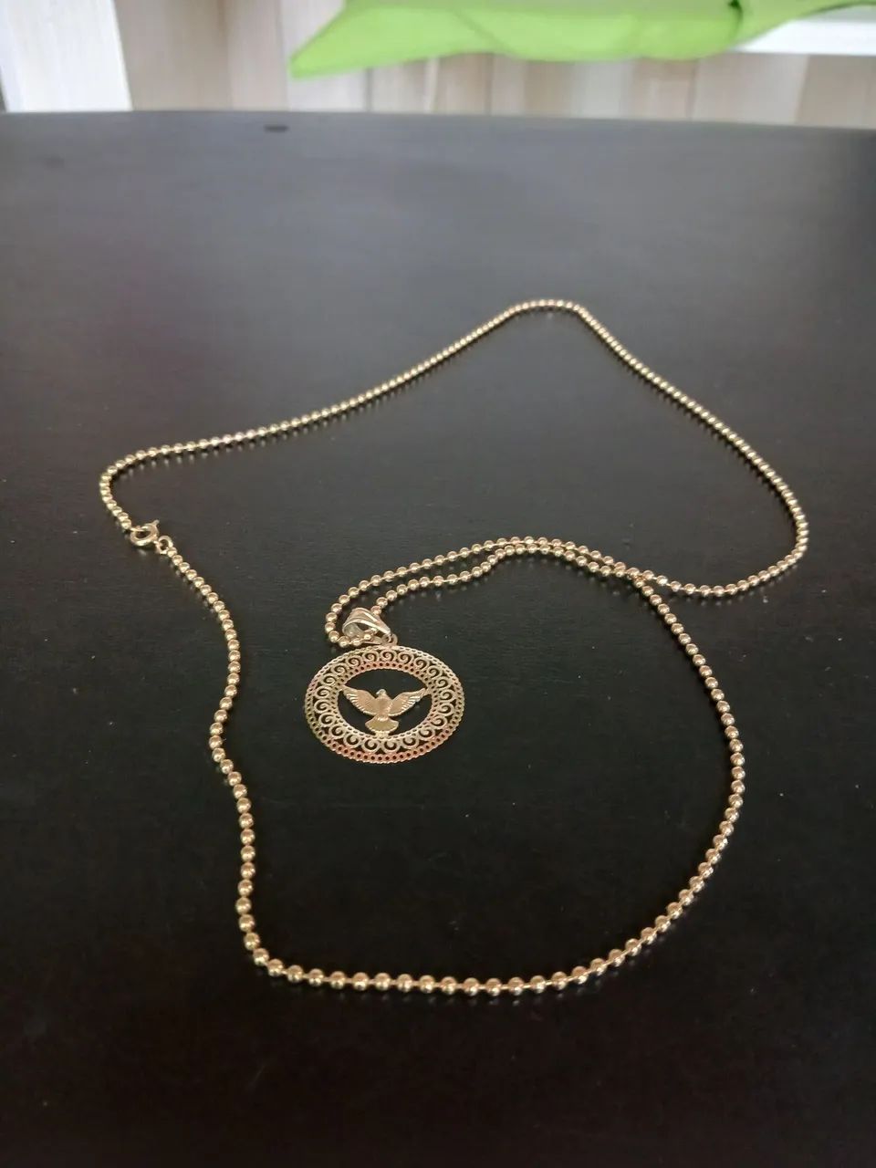 Cordão  com pingente  semijoia 