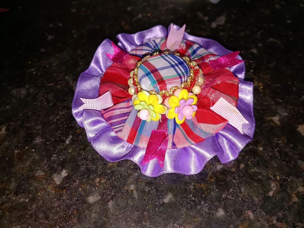 Presilha Junina Infantil para Cabelos - Foto 3