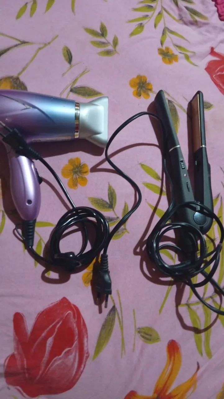 Chapinha e secador de cabelo 