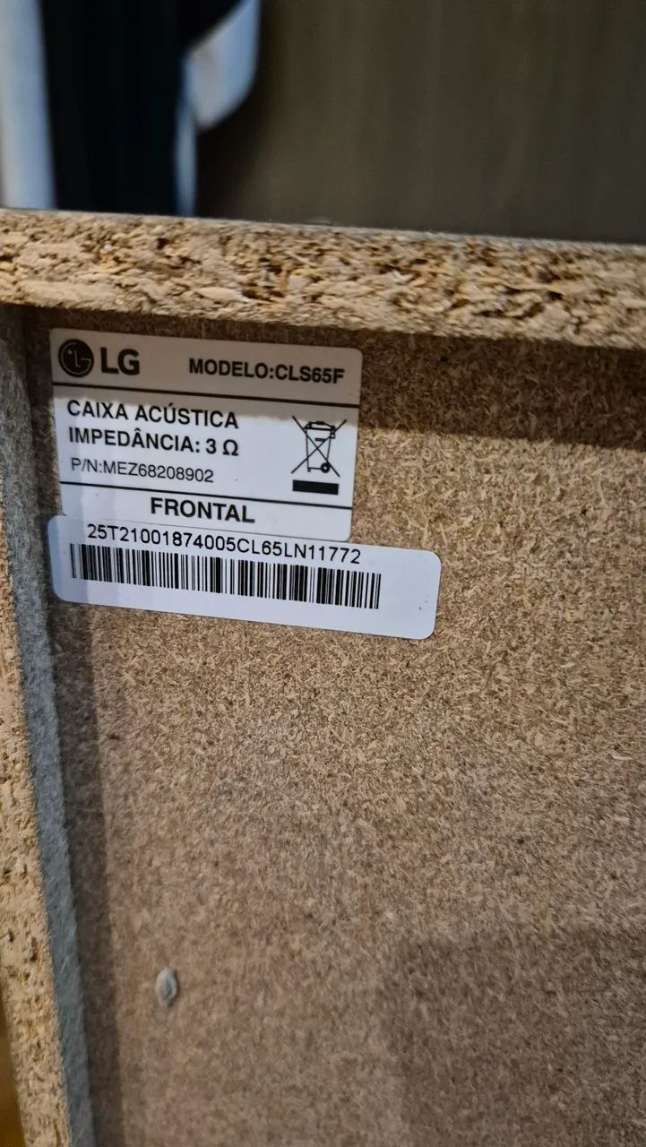 CAIXAS LG CLS65F (PAR)475WATZ 3RMS - Foto 4