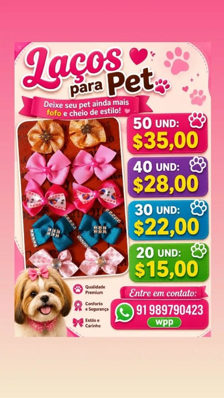 Laços para pet - Foto 3