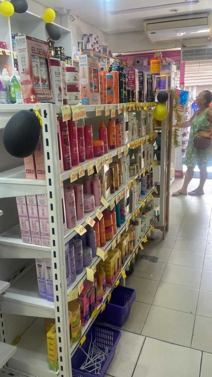 GÔNDOLA CENTRAL BAIXA DE METAL 