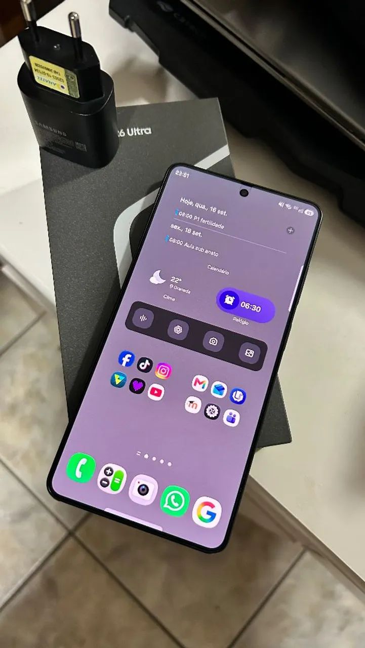 S26 ultra preto 256gb NF+CAIXA - Foto 2