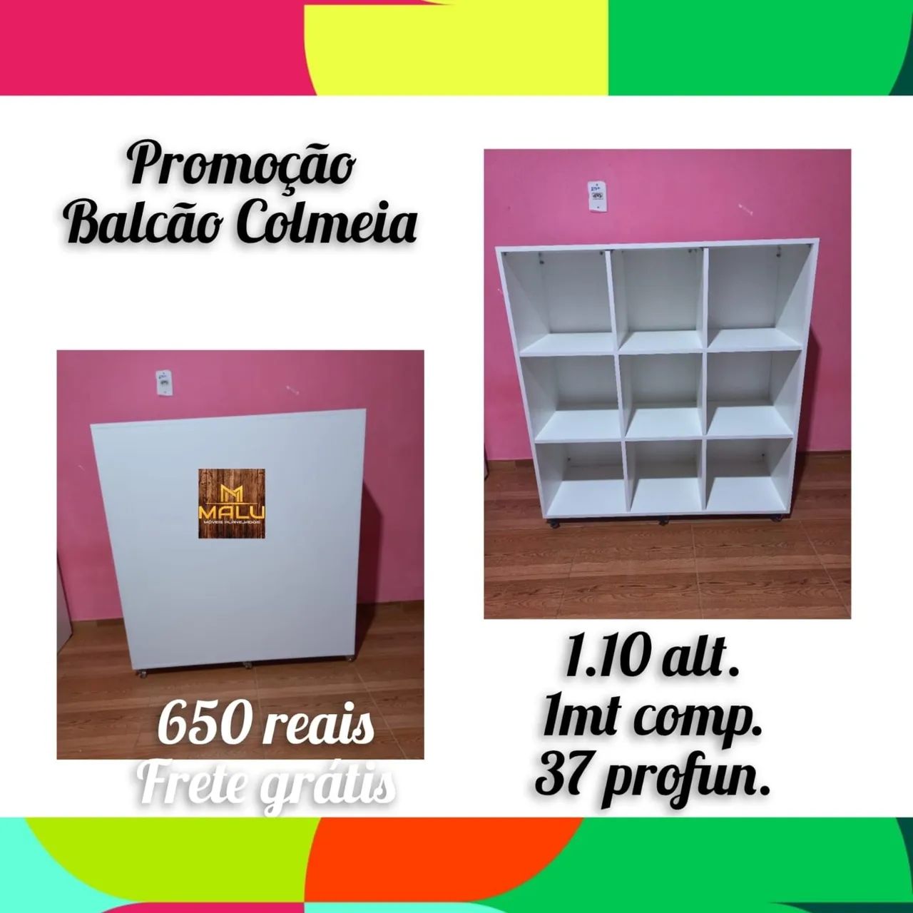 Promoção balcão colmeia 