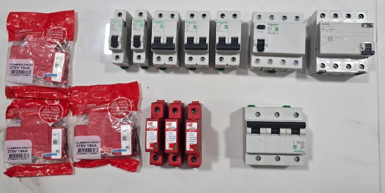 Kit material elétrico 