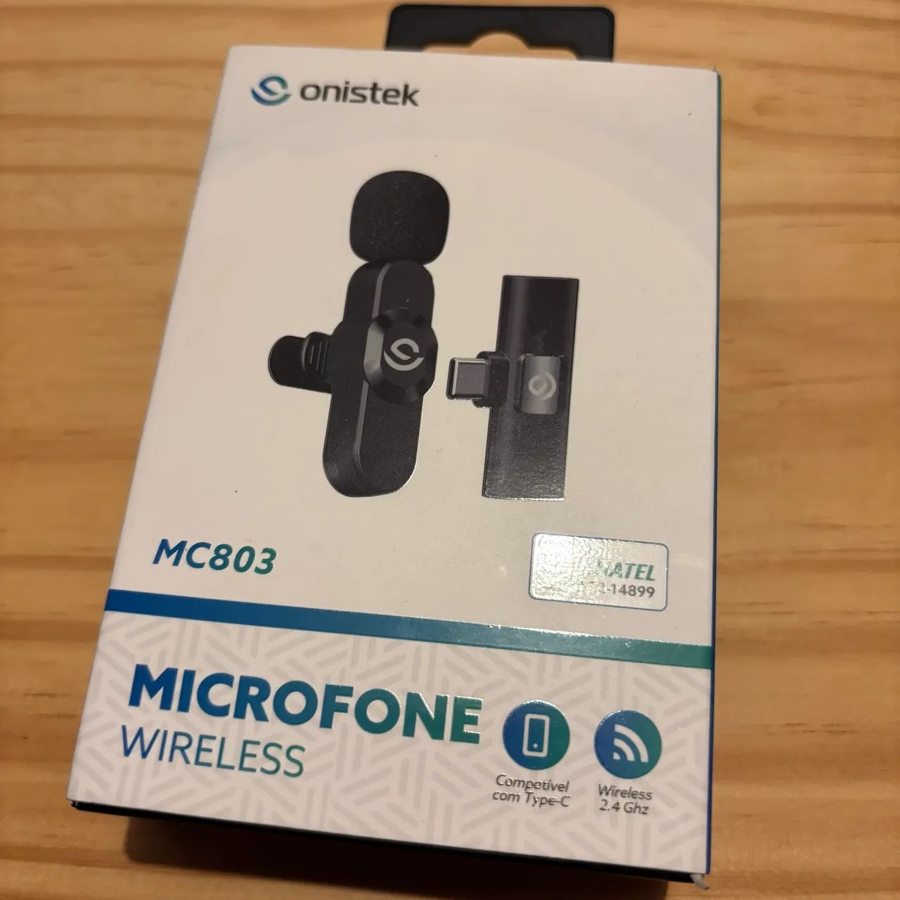 Microfone de lapela sem fio - Foto 4